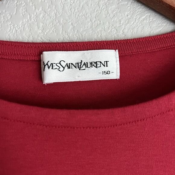 Vintage Yves Saint Laurent Women’s Striped Nautical Style Sweater Jumper  M - Picture 3 of 8